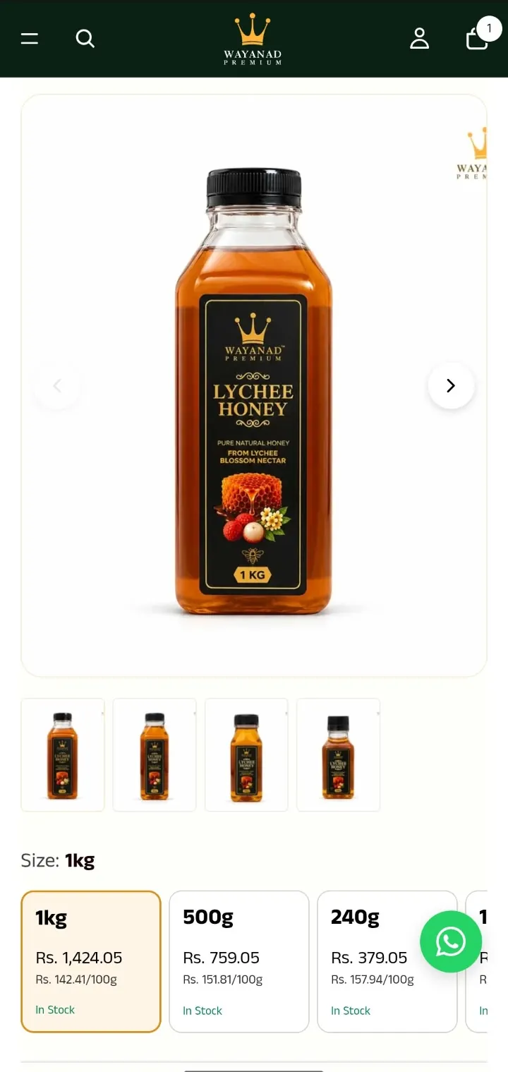 Wayanad Premium mobile screen