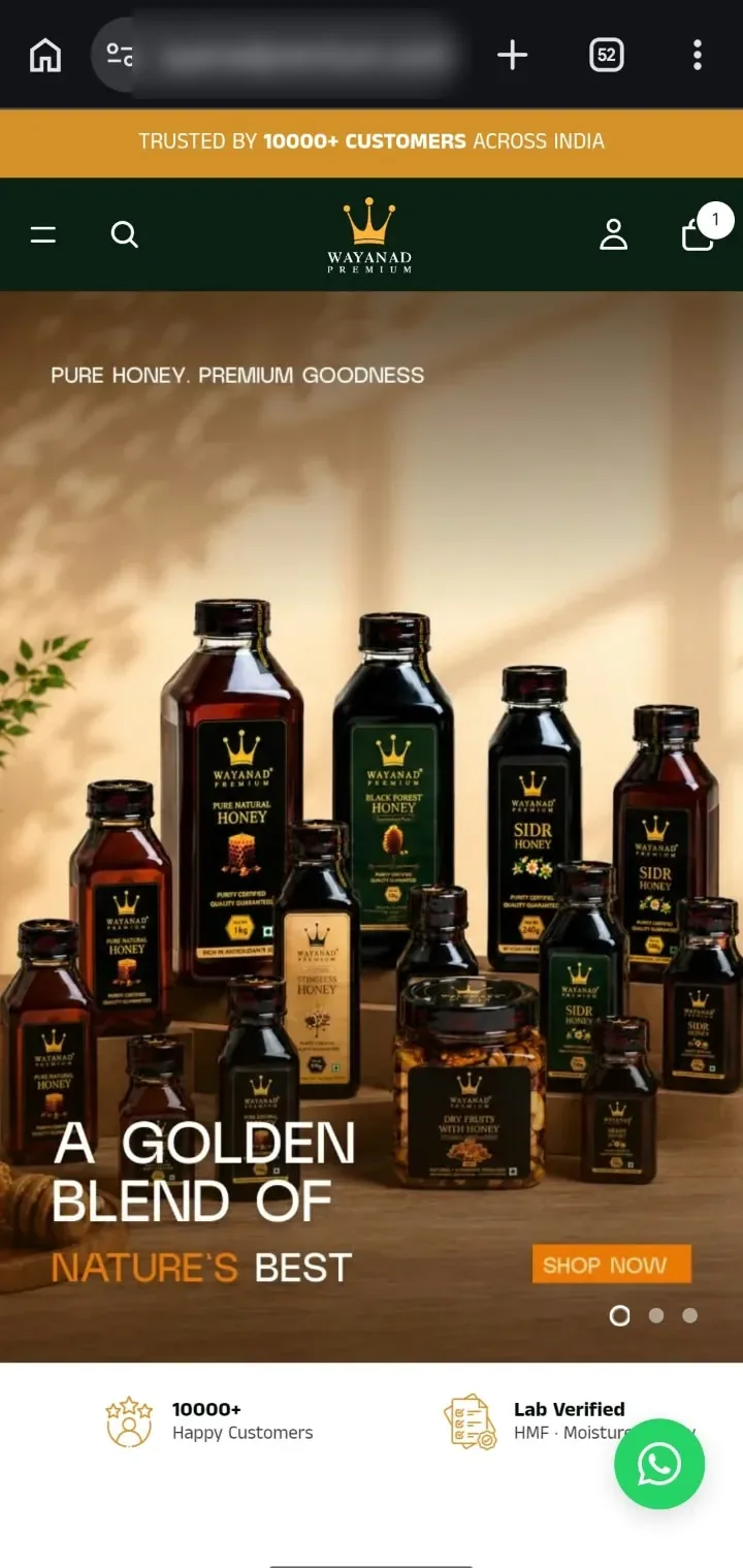 Wayanad Premium mobile screen