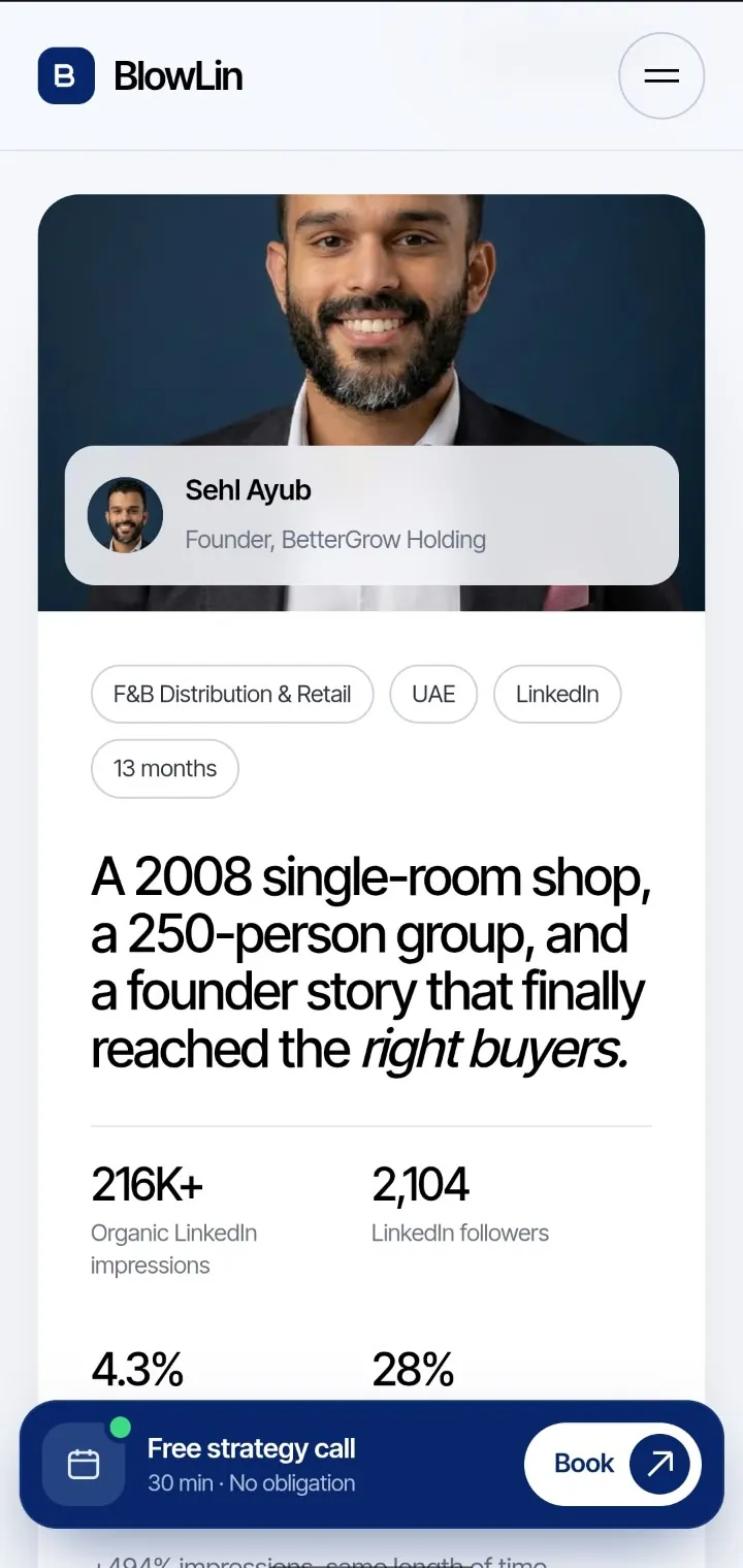 BlowLin, founder story