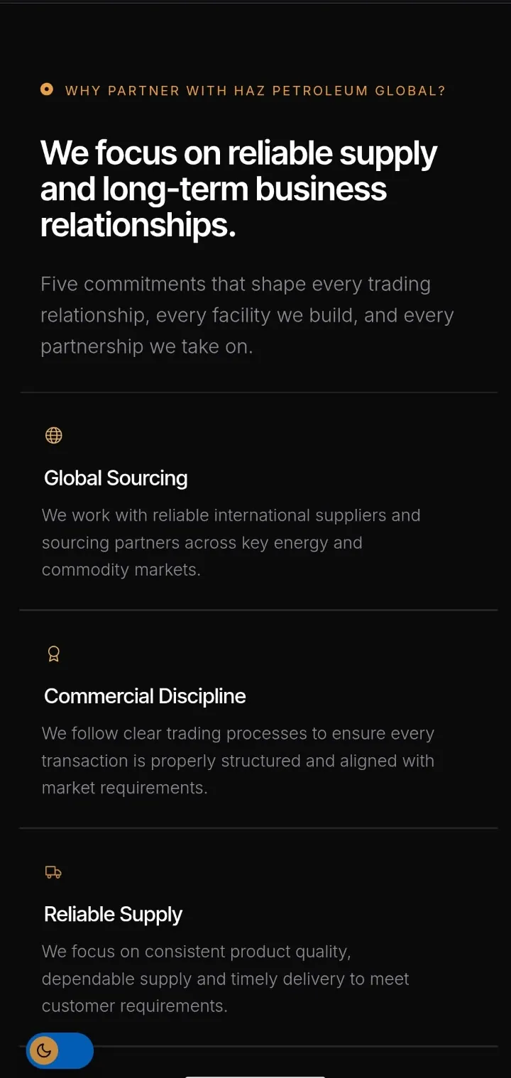 HAZ Petroleum, why partner with us