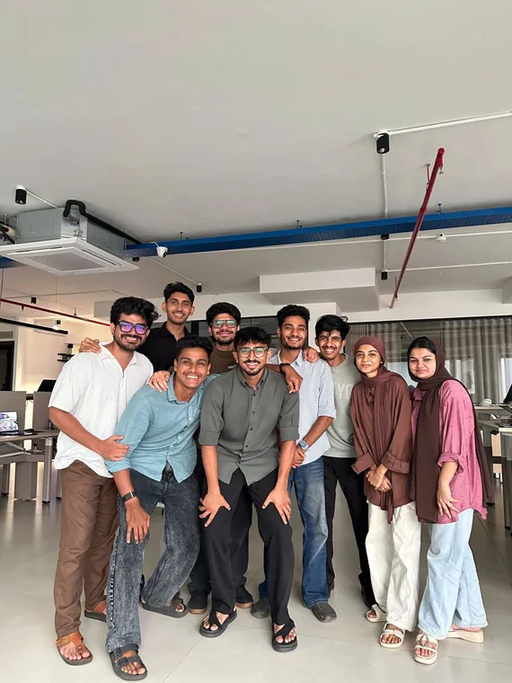 The team at the office