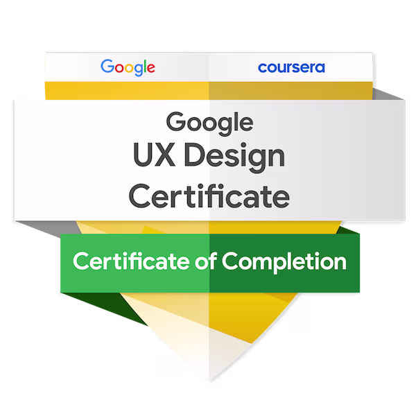 Google UX Design Professional Certificate badge